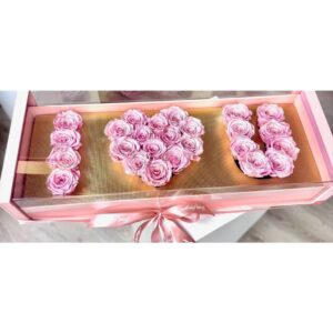 I Love You acrylic box