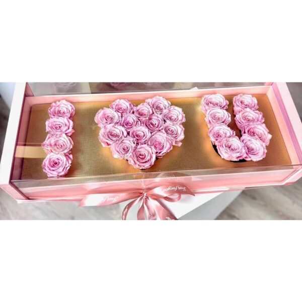 I Love You acrylic box