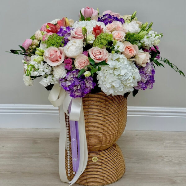 Hydrangeas, roses, tulips and peonies
