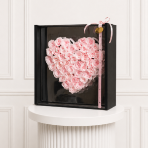 Mirror Acrylic Heart Box
