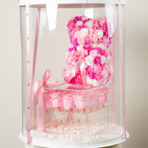 Preserved Roses and Small Bear